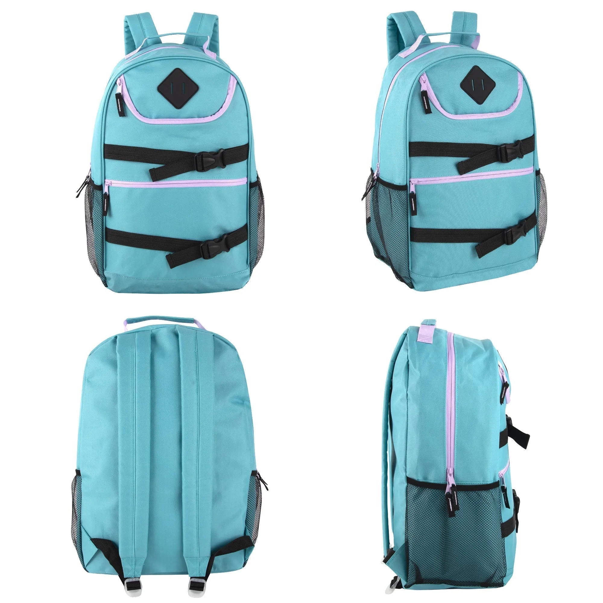 18 Inch Double Buckle Backpack - 4 Girls Colors