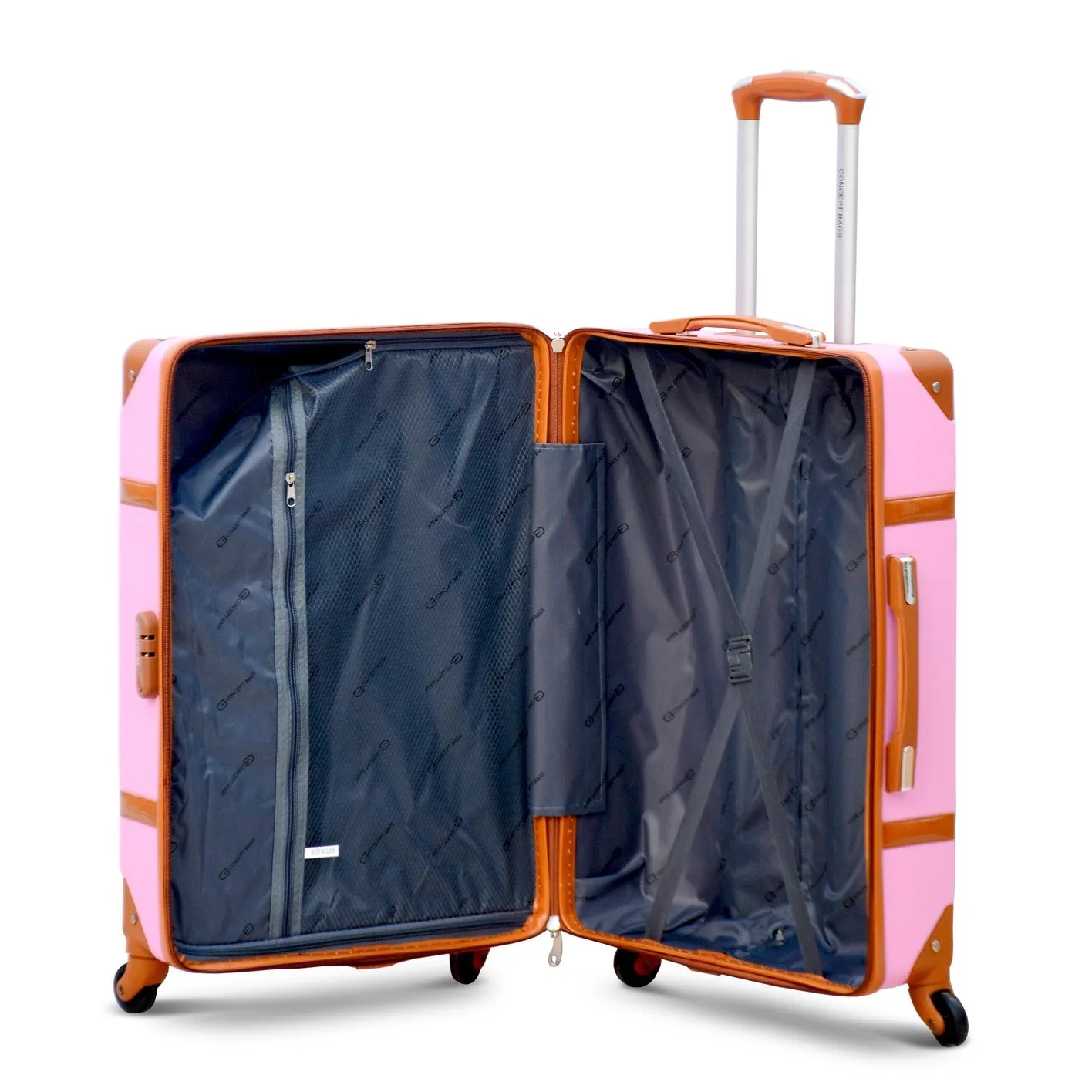 20 Inch Corner Guard ABS Lightweight Carry On Luggage Bag with Spinner Wheel