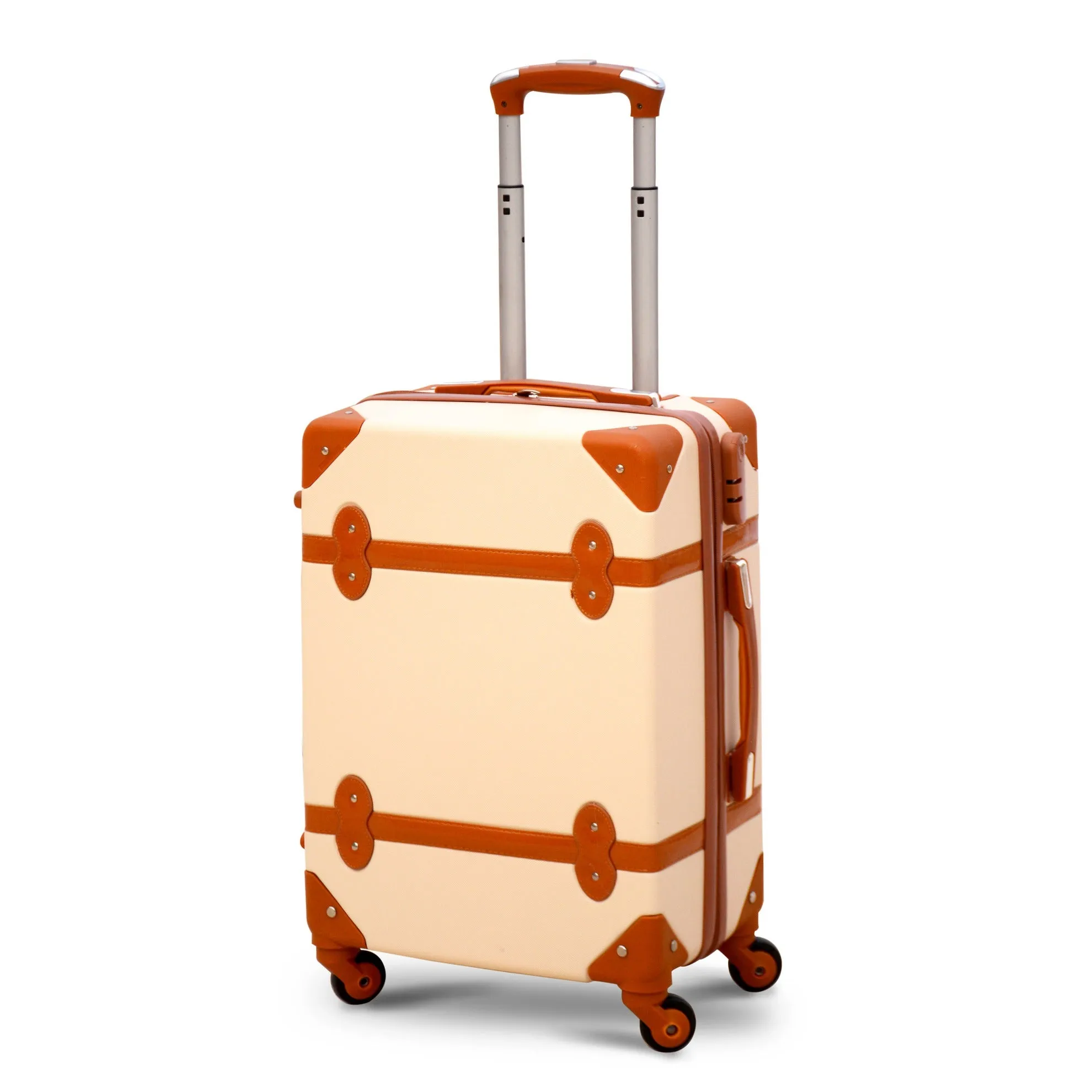 20 Inch Corner Guard ABS Lightweight Carry On Luggage Bag with Spinner Wheel