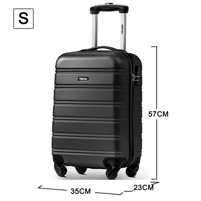 3pcs/set 4Color High Quality ABS PC Rolling Luggage Lightweight Travel Suitcase On Wheels For Bussiness