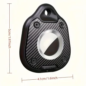 Airtag Case With Keychain Ring Waterproof TPU Protective Cover BH131091BLK