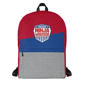 American Ninja Warrior Grey Sliced Logo Backpack