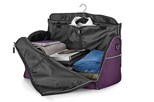 Biaggi Hangeroo Garment Bag Duffel (One Size, Purple)