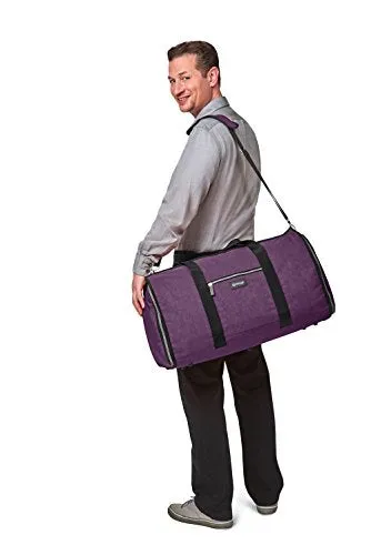 Biaggi Hangeroo Garment Bag Duffel (One Size, Purple)