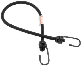 BikeMaster Heavy-Duty 10mm Bungee Cord Black 18"