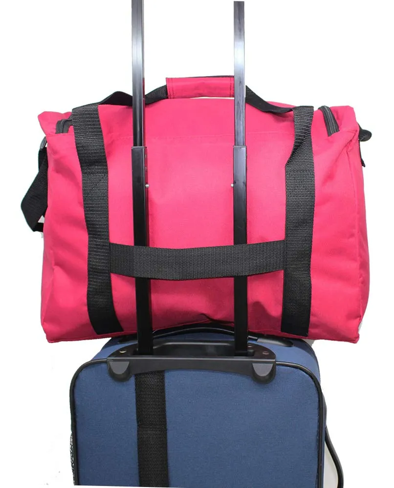 Boardingblue Under Seat 18" Duffel Bag Personal Item for Spirit & Frontier Airlines (Black)