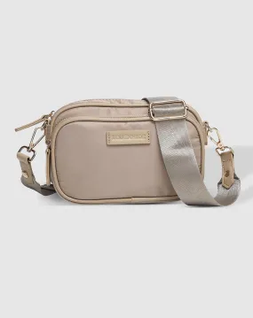 Cali Nylon Crossbody Bag - Beige