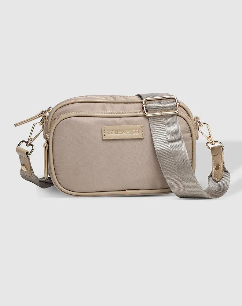 Cali Nylon Crossbody Bag - Beige