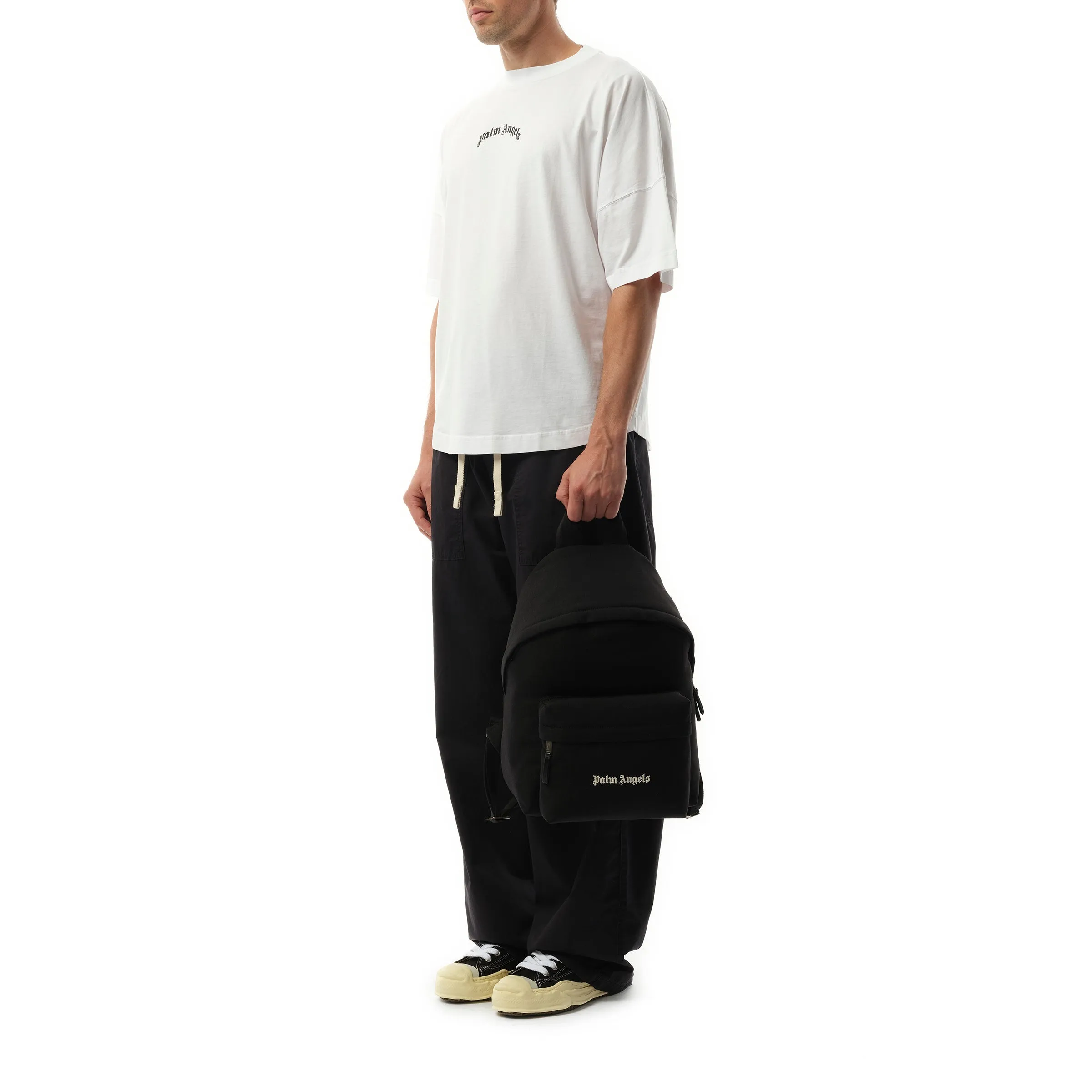 Cordura Classic Logo Backpack in Black/White