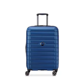 Delsey Paris Shadow 5.0 DY2878801P 66cm 4 Double Wheels Expandable Trolley Case - Blue