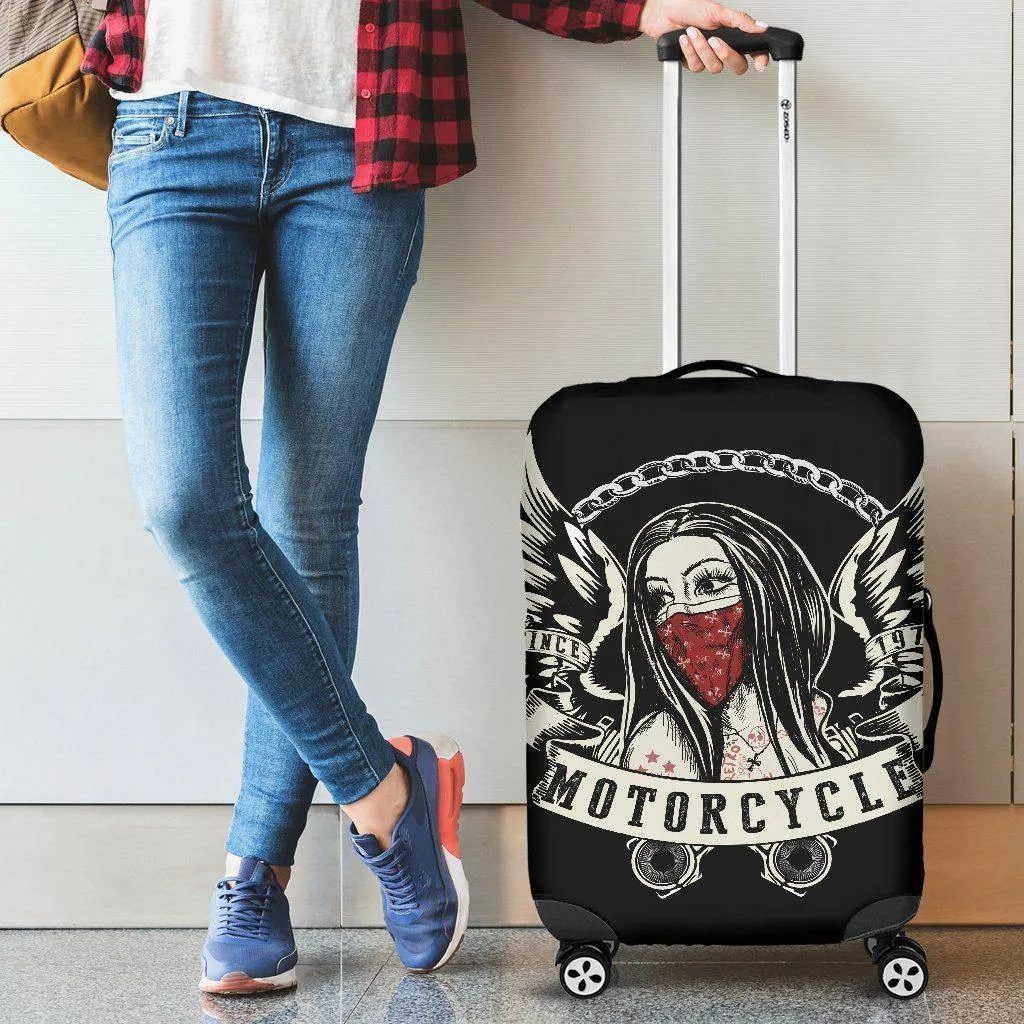 Girl Motorcycle Luggage Cover