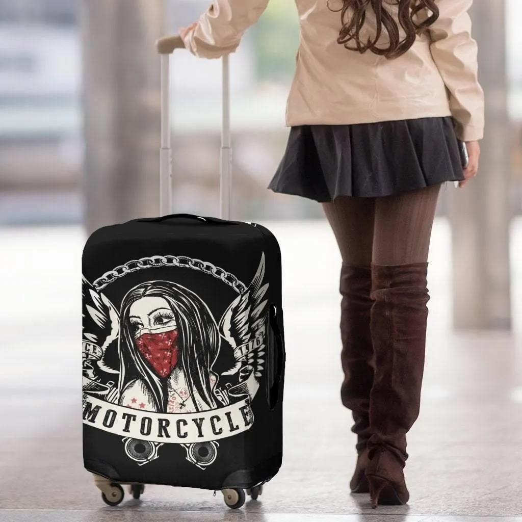 Girl Motorcycle Luggage Cover