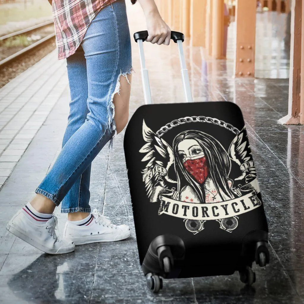 Girl Motorcycle Luggage Cover