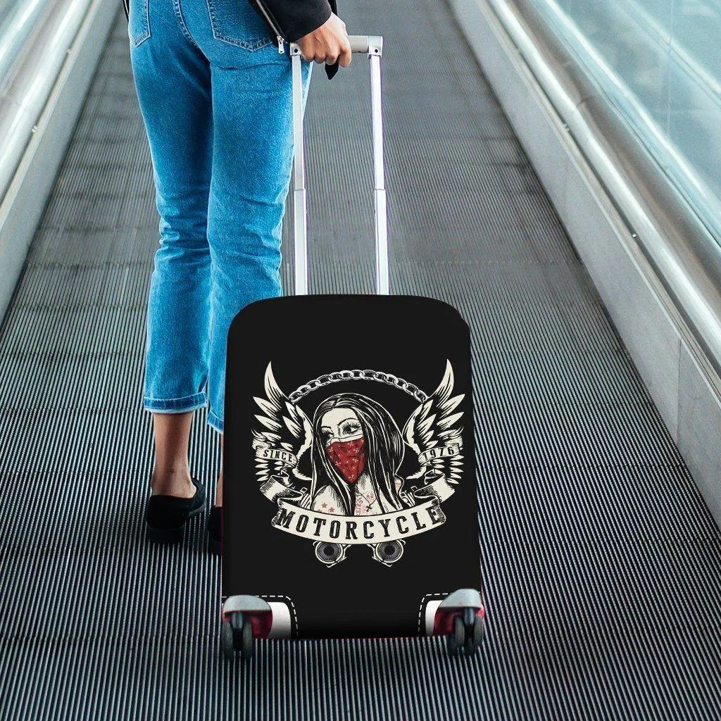 Girl Motorcycle Luggage Cover
