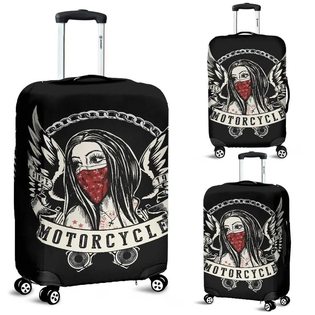 Girl Motorcycle Luggage Cover