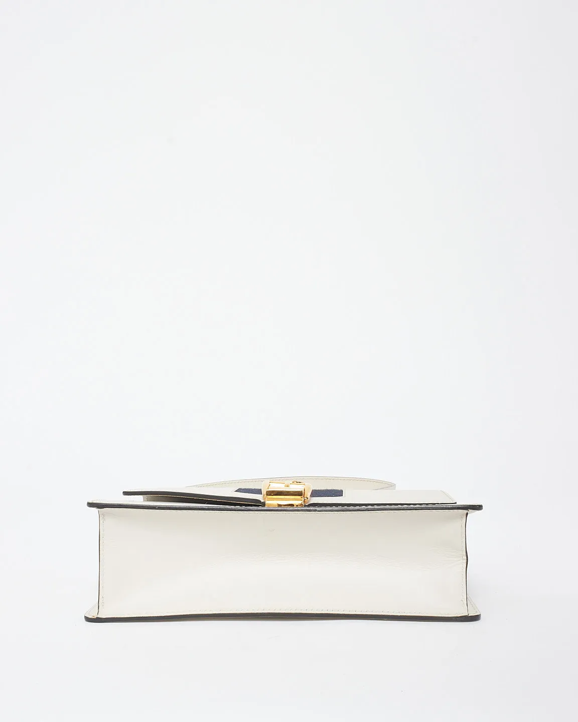 Gucci Off White Leather Medium Sylvie Shoulder Bag