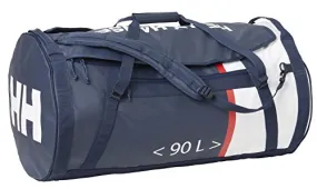 Helly Hansen Duffel 2 Water Resistant Packable Bag with Optional Backpack Straps, 90-liter (Large), 692 Evening Blue