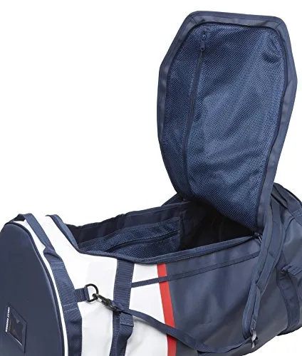 Helly Hansen Duffel 2 Water Resistant Packable Bag with Optional Backpack Straps, 90-liter (Large), 692 Evening Blue