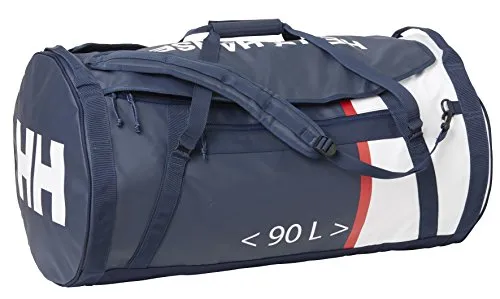 Helly Hansen Duffel 2 Water Resistant Packable Bag with Optional Backpack Straps, 90-liter (Large), 692 Evening Blue