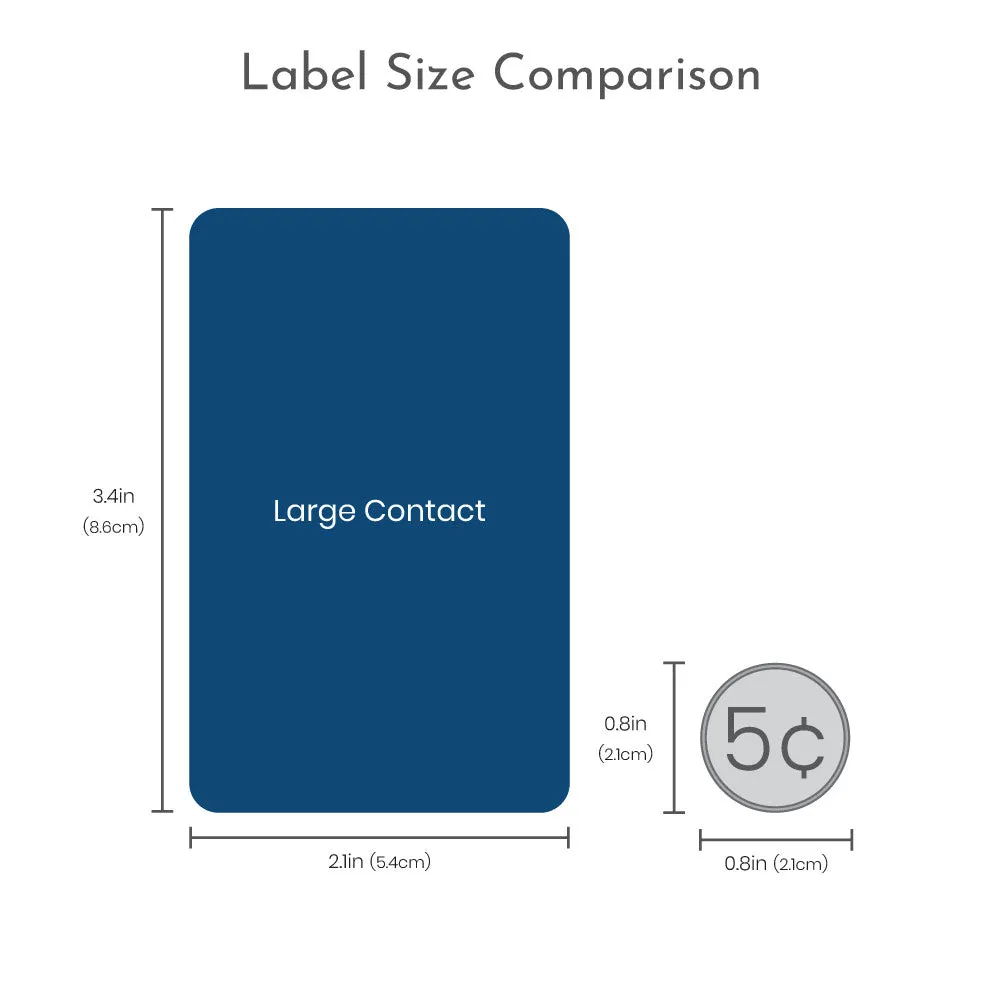 Hockey Luggage Tag Labels
