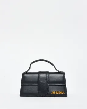 Jacquemus Black Leather Mini Le Bambino Bag