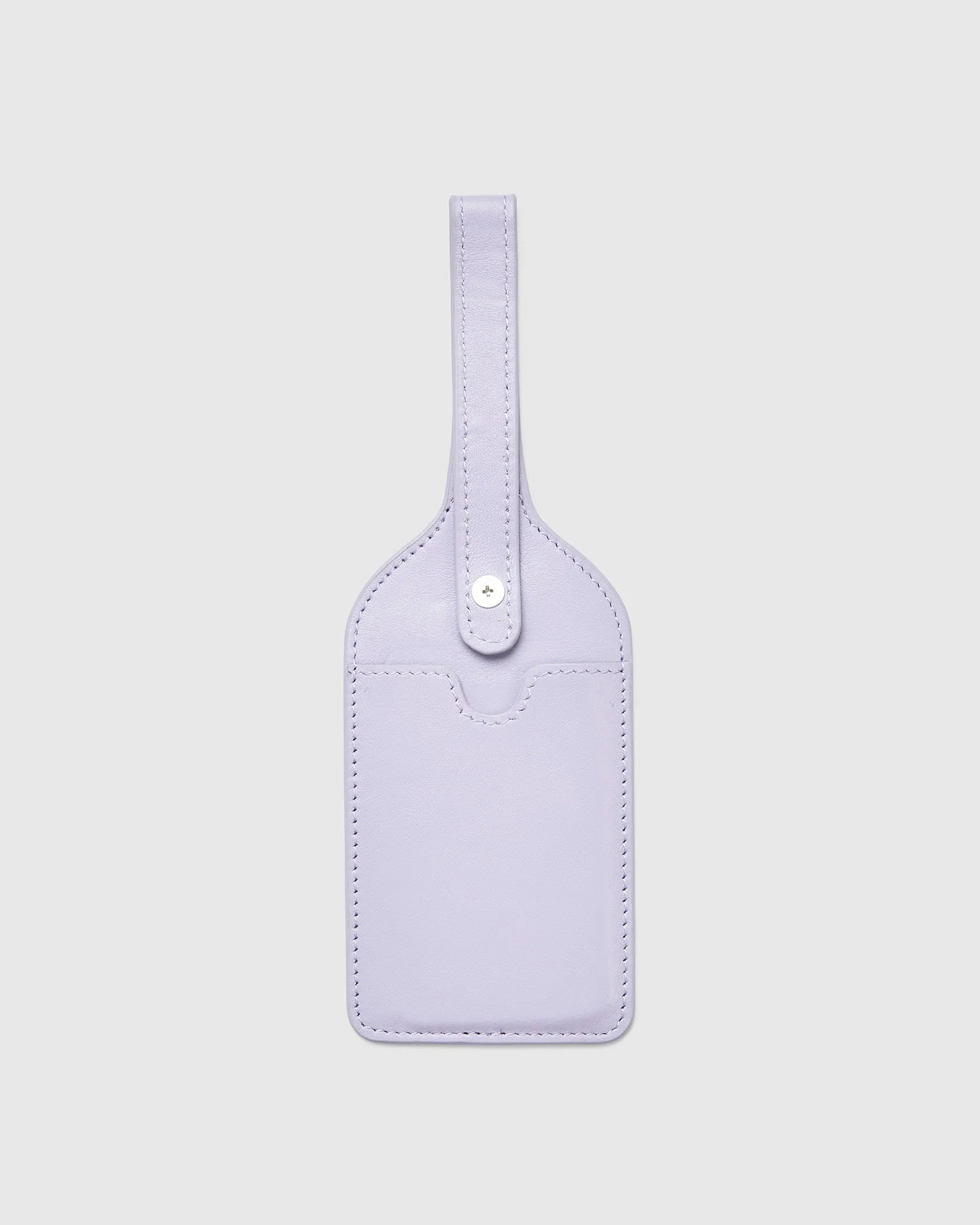 Leather Luggage Tag - Lilac