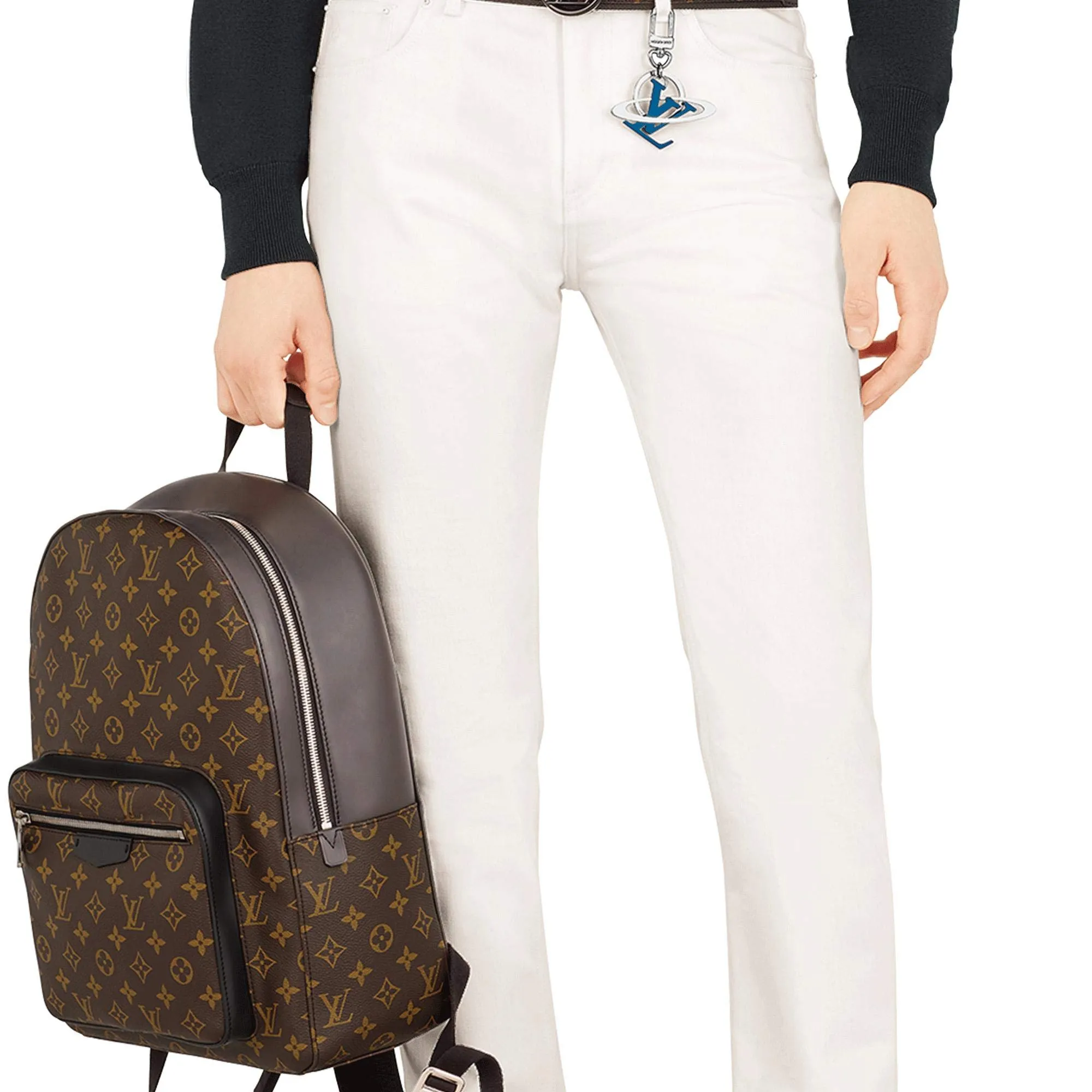 Louis Vuitton Josh Backpack (Monogram Macassar)