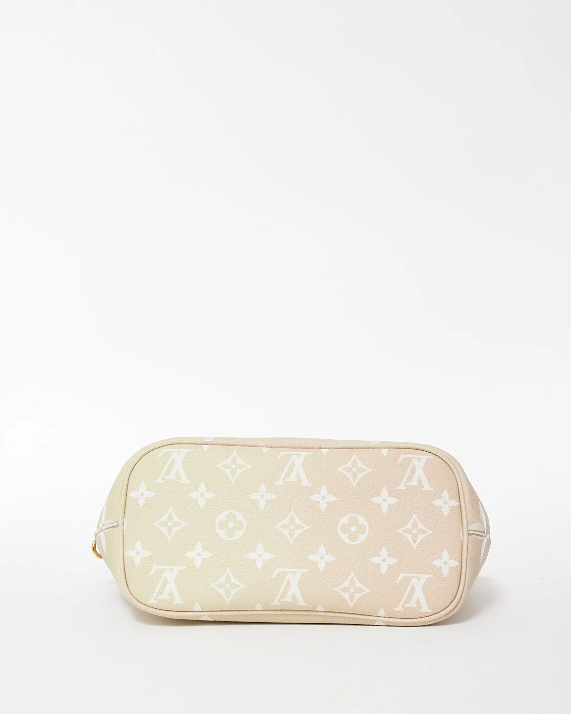 Louis Vuitton Taupe White & Pink Gradient Monogram Leather PM Marshmallow Bag