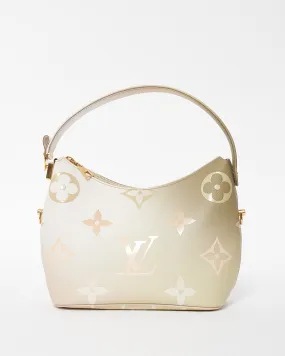 Louis Vuitton Taupe White & Pink Gradient Monogram Leather PM Marshmallow Bag