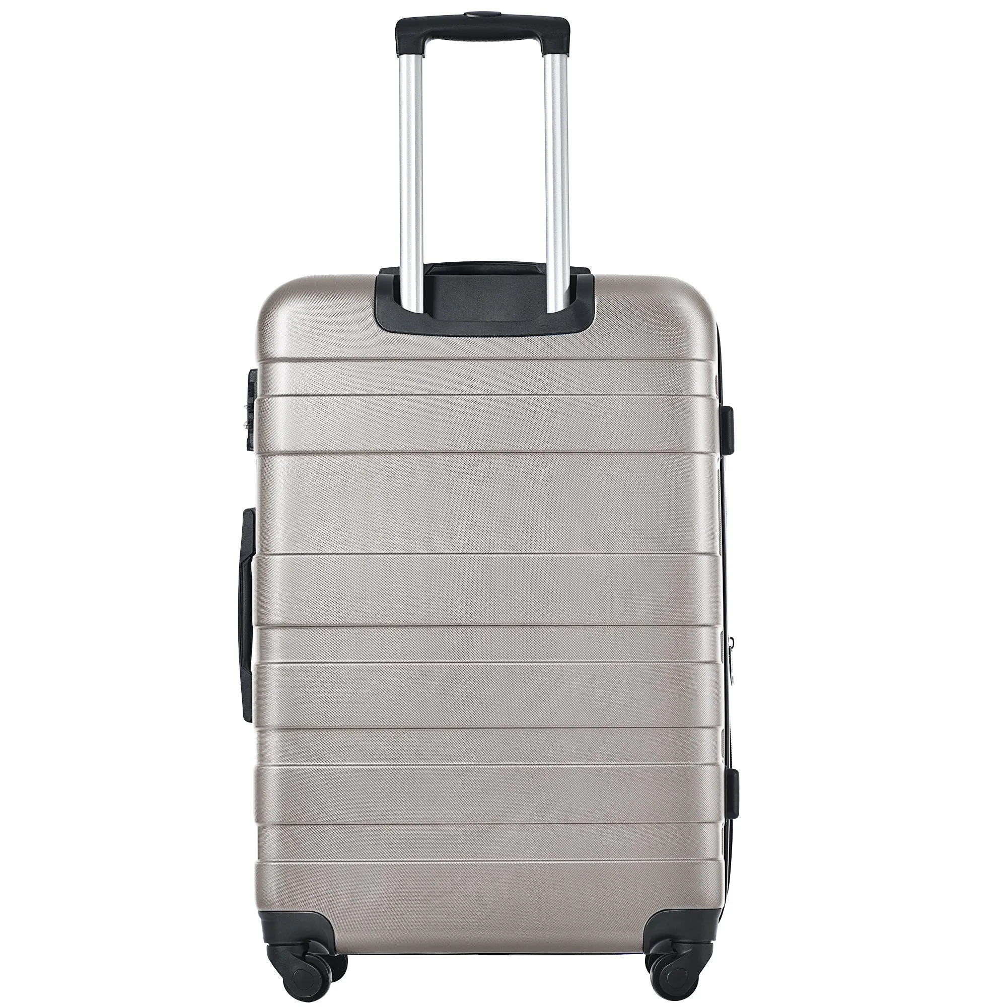 Luggage Sets New Model Expandable Abs Hardshell 3 Pieces Clearance Luggage Hardside Lightweight Durable Suitcase Sets Spinner Wheels Suitcase With Tsa Lock 20''24''28'' (Gray)