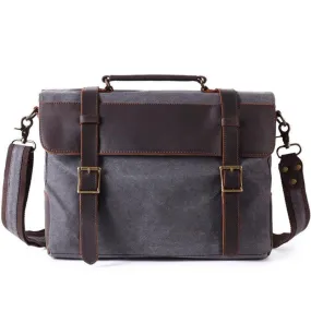 Military Canvas Messenger Bag