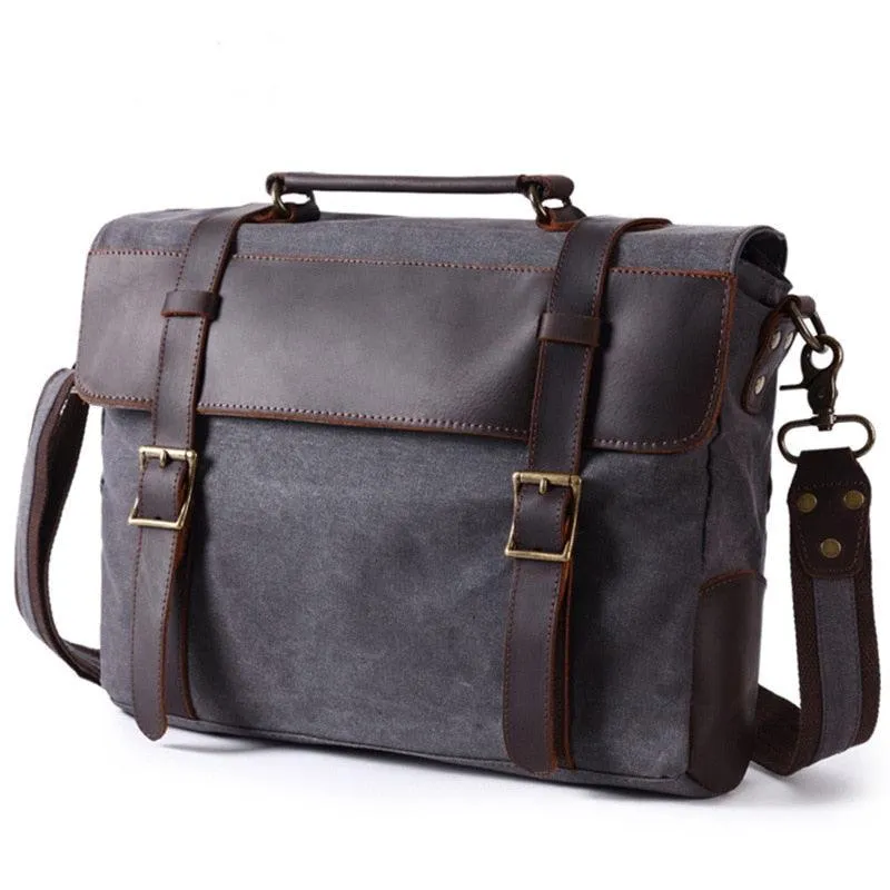 Military Canvas Messenger Bag