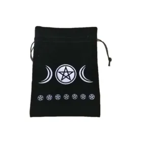 Star Crescent Drawstring Bag