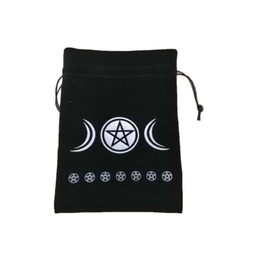 Star Crescent Drawstring Bag
