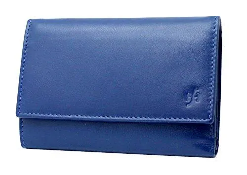 STARHIDE Women Purse Genuine Leather Trifold Multi Credit Card Clutch Wallet with Zip Pocket Gift Boxed 5515