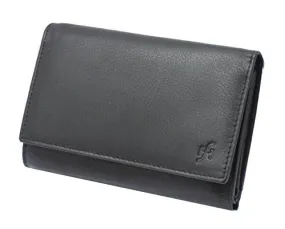 STARHIDE Women Purse Genuine Leather Trifold Multi Credit Card Clutch Wallet with Zip Pocket Gift Boxed 5515