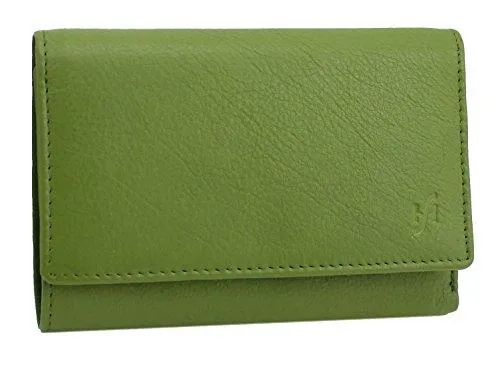 STARHIDE Women Purse Genuine Leather Trifold Multi Credit Card Clutch Wallet with Zip Pocket Gift Boxed 5515