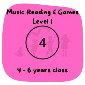 Summer 2024 - Music & Movement - 4-6yrs Music level 1