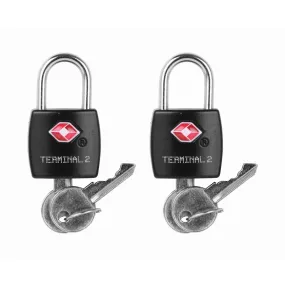 Terminal 2 TSA Luggage Lock (2 Pack)