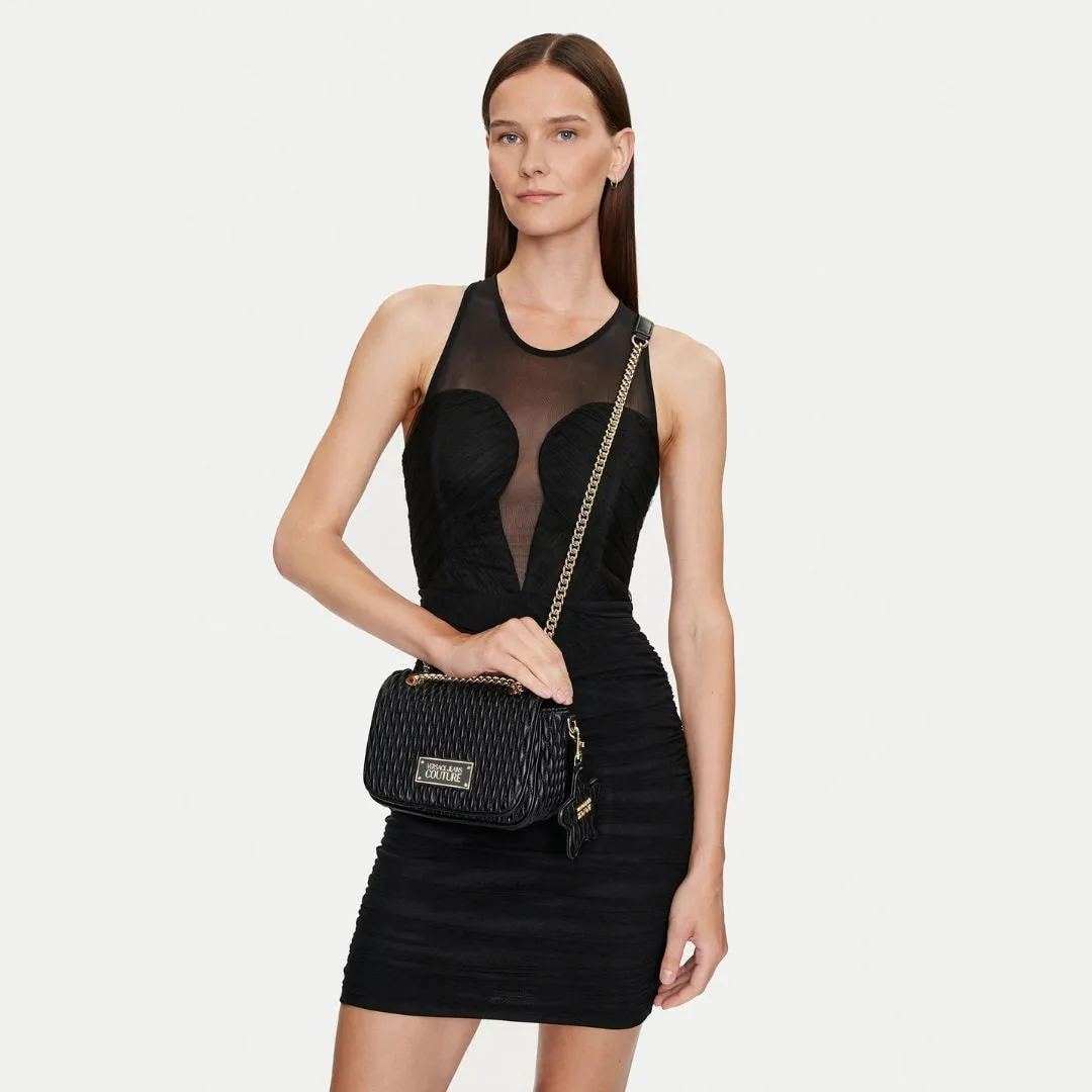 VERSACE JEANS COUTURE Crunchy Shoulder Bag 75VA4BO5-BLK