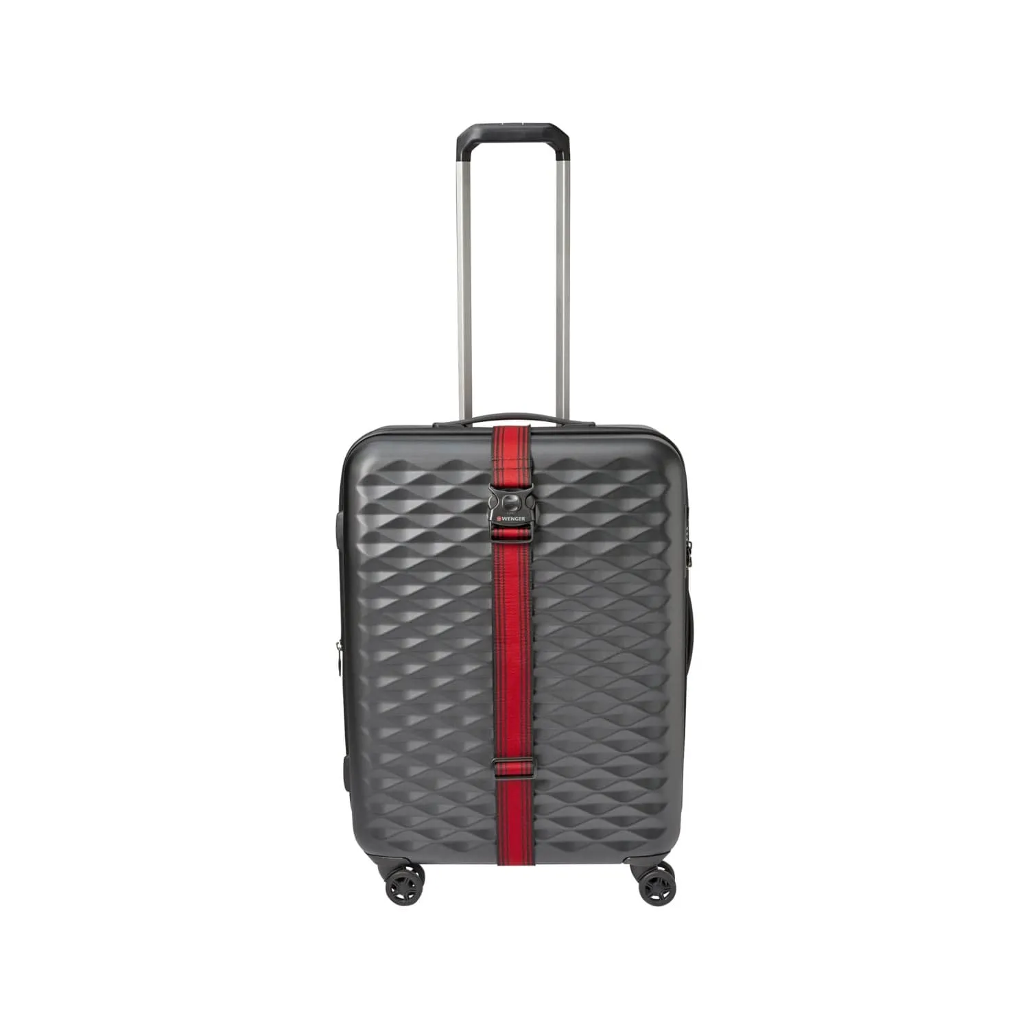Wenger Locking Luggage Strap Black -Red - 604597